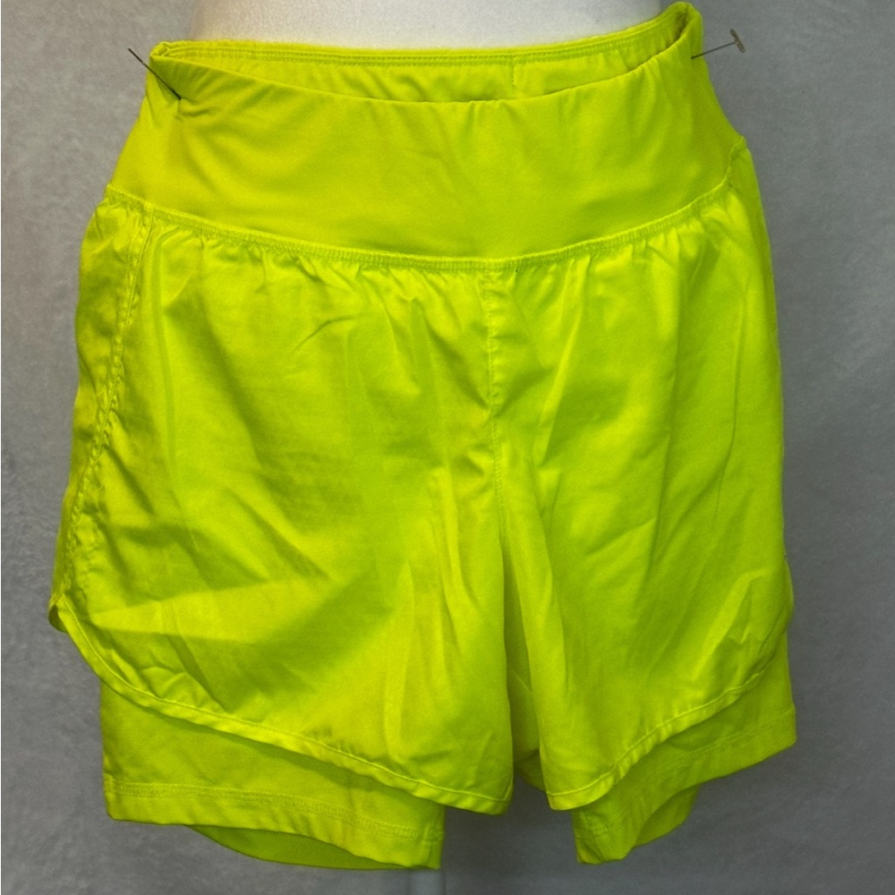 Women's Neon Yellow Shorts